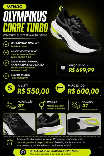 VENDO OLYMPIKUS CORRE TURBO <br>? Preço na loja: R$ 699,99