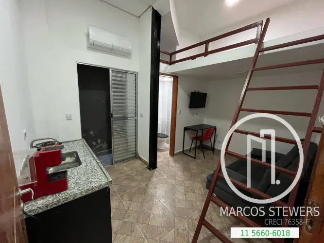 Apartamento Studio Mobiliado em Interlagos, próximo ao Shopping