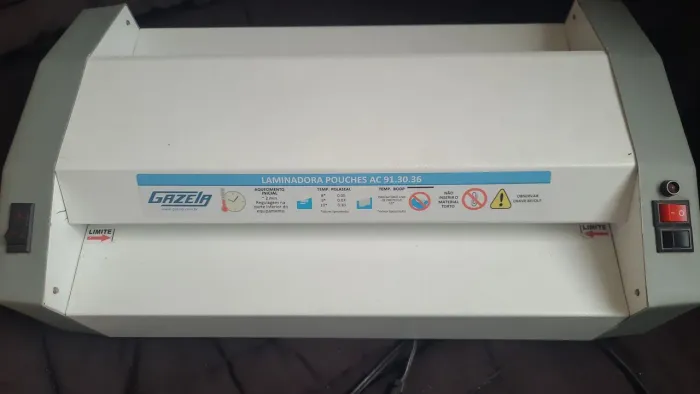 PLASTIFICADORA E LAMINADORA - GAZELA AC 91.30.36 - SUPER NOVA