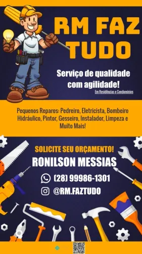 RM FAZ TUDO - Serviços em casas e condomínios