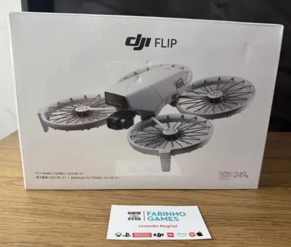 DRONE DJI FLIP FLY MORE COMBO COM 3 BATERIA NOVO/LACRADO