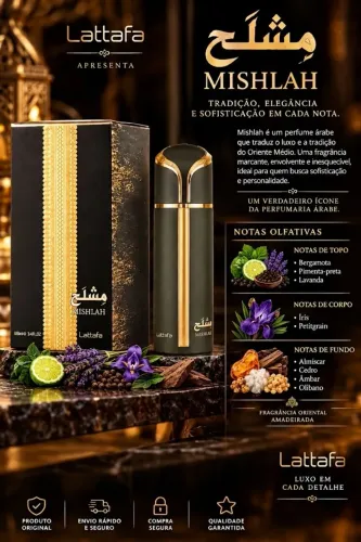 Perfume Árabe Lattafa Mishlah 100ml Original