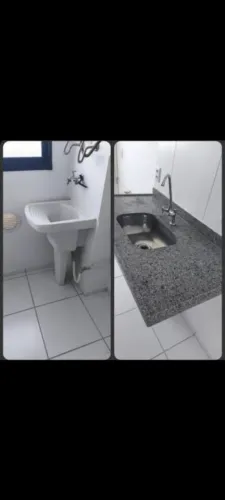 Tanque e pia de cozinha 