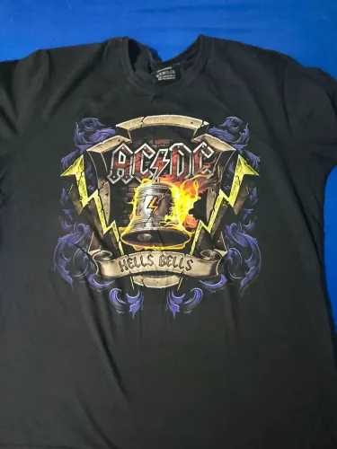 Camiseta ACDC preta Xgg mais pra GG