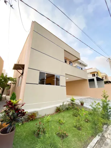 JB CASA EM CONDOMÍNIO FECHADO EM NOVA PARNAMIRIM COM 4 QUARTOS SENDO 2 SUÍTES MEDINDO 166m