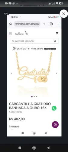Cordão Romanel 