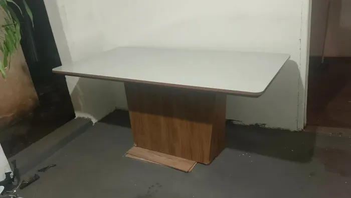 Mesa 6cadeiras vidro