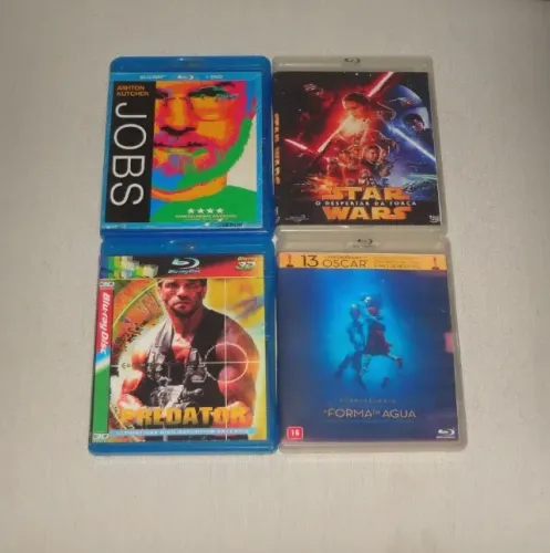 Filmes e Shows  Bluray Forma Da Água , Predador ,Deadpoll , Jamiroquai, Coldplay