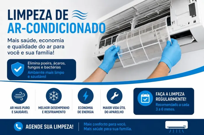 Seu Ar-Condicionado Limpo e Gelando Muito Mais