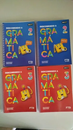 Livros ftd  descobrindo a gramática 2,3 novas