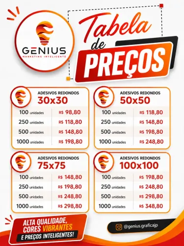 Adesivos personalizados 