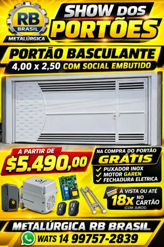 Portões basculantes