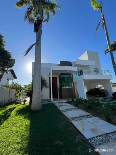 Casa Alto Padrão no Condomínio Palm Springs com 4 Quartos, Espaço Gourmet, Hidromassagem e