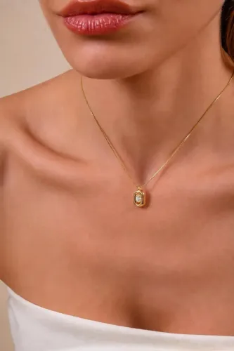 Colar arredondado em ouro 18k