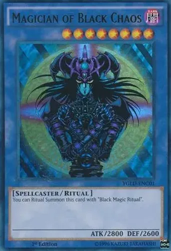 Yugioh!!! Magician of Black Chaos YGLD-ENC01 Ultra Rare