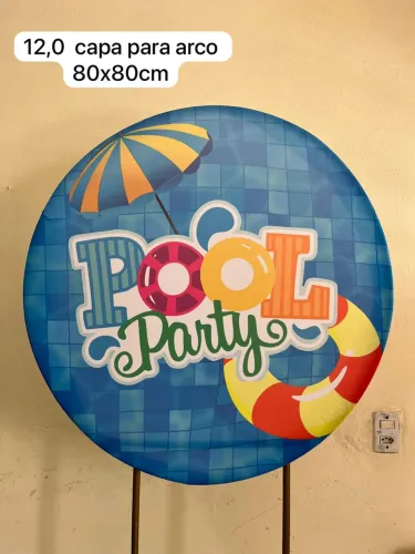CAPA PARA ARCO DE FESTA - 80cmX80cm
