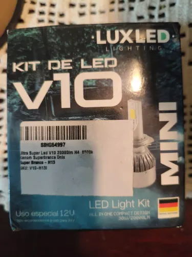 Led h13 6500 lumens novas