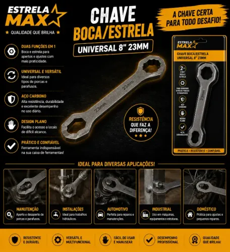CHAVE BOCA/ESTRELA UNIVERSAL 8