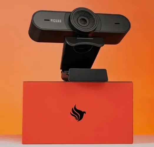 Webcam Pichau Indus, 2K, USB, Preto, PG-INDUS-BL01