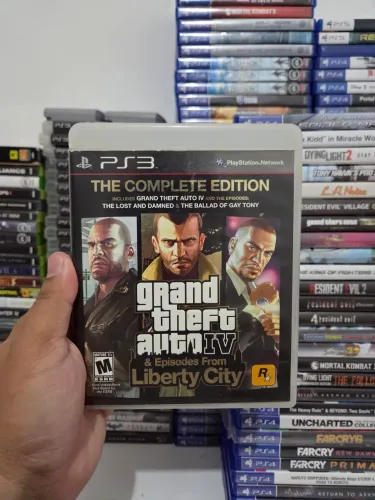 Vendo GTA 4 Complete Edition de PS3 em perfeito estado de conservação.