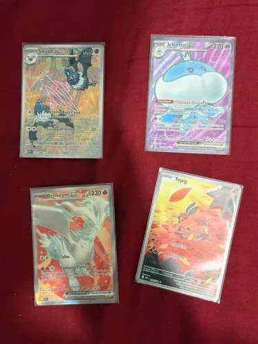 Pokémon - Kit Full Art Fogo Branco (White Flare)