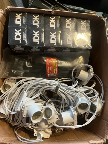 Kit varal de luzes festão