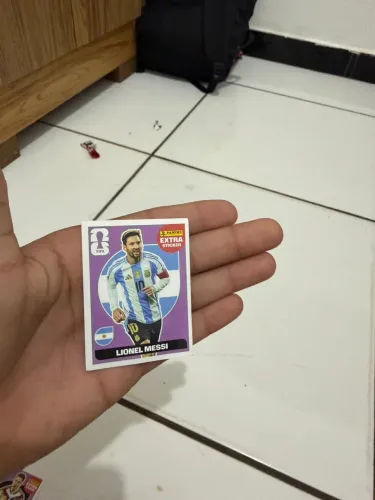 FigurinhaLionel Messi Extra Sticker Regular Panini - Original?.