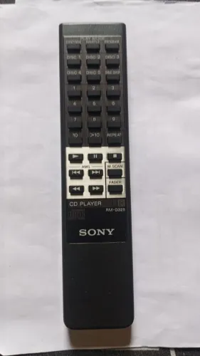 Controle Remoto P/ Cd Player Sony Rm D325 #