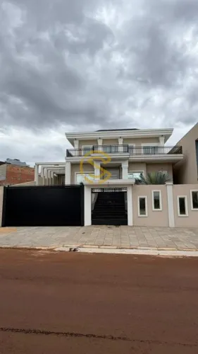 Casa para Venda em Santa Tereza do Oeste, Santa Fé, 4 dormitórios, 4 suítes, 3 banheiros,