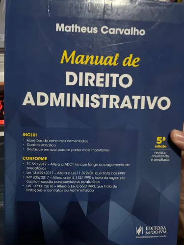 Manual do direito administrativo