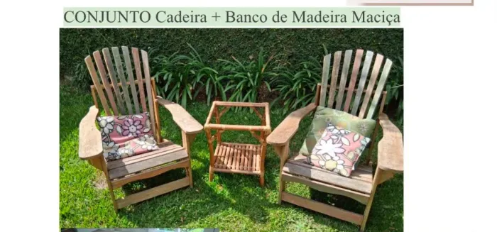 conjunto de poltronas (mesa brinde)