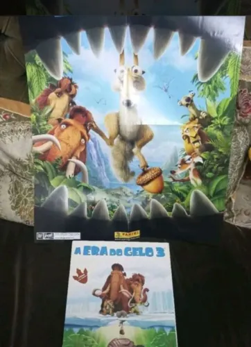 Álbum Era do Gelo 3 completo com pôster