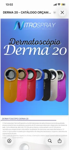 Vendo Dermatoscopio