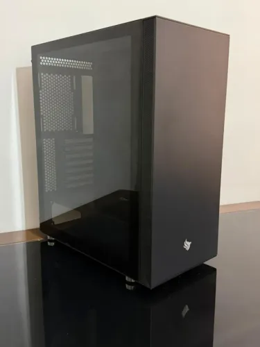 Gabinete Gamer Pichau HX500 Glass Lateral De Vidro Preto, PG-HX5-G01