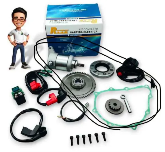 Kit partida elétrica da Biz completo