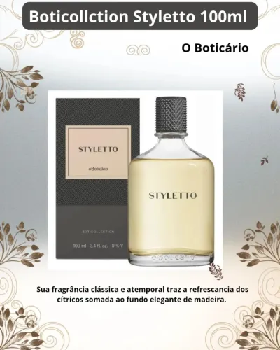 Boticollction Styletto perfume masculino- OBOTICARIO