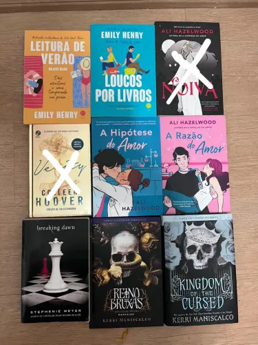LIVROS ROMANCE E FANTASIA