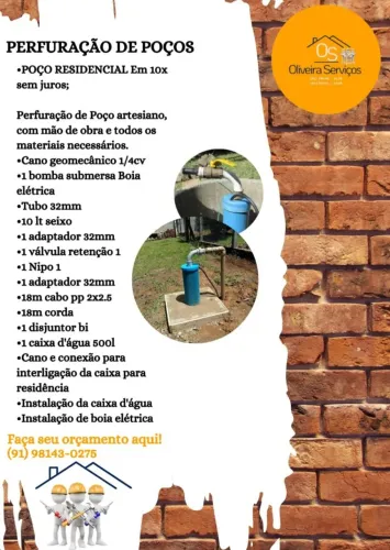 PERFURAÇÃO DE POÇOS ARTESIANOS