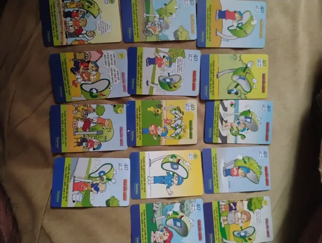 Cartões telefônicos Telefônica série Orelhão Amigo lote com 14 cartões diferentes