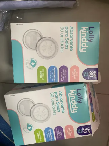 Absorvente para seio Lolly novo 
