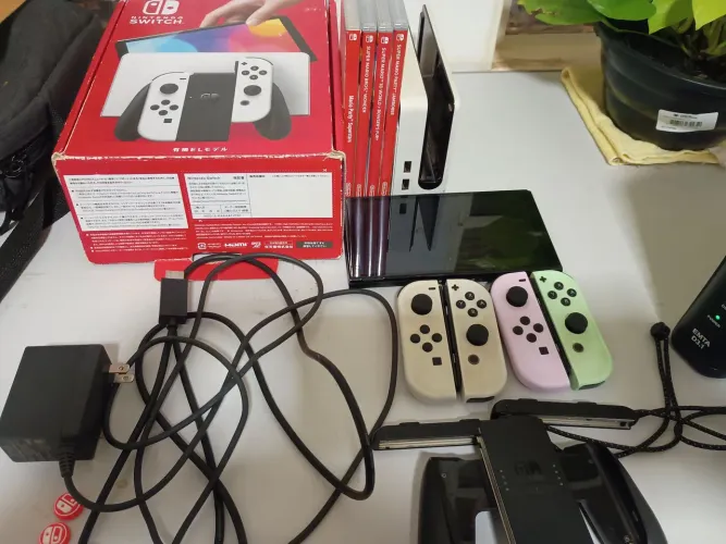 Nintendo switch OLED com jogos