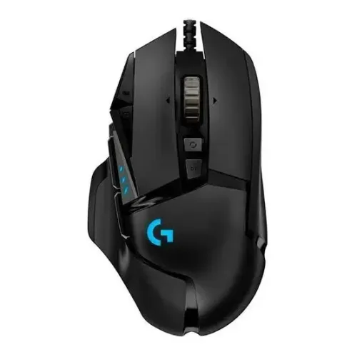 Mouse Gamer Logitech G502 HERO com RGB LIGHTSYNC 11 Botões Programáveis e Sensor HERO 25K