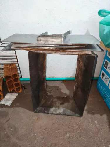 Chapa de inox / churrasqueira