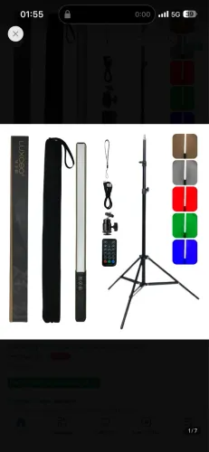 Bastão de Led RGB Luxceo