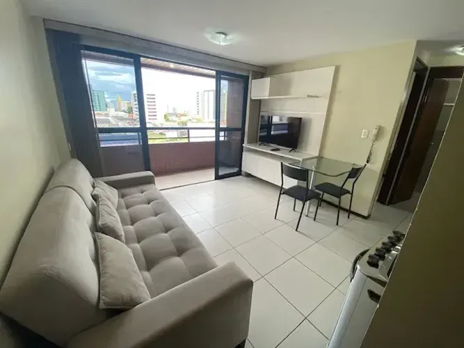 Apto Mobiliado, 1 quarto no Cabo Branco - próx. ao mar