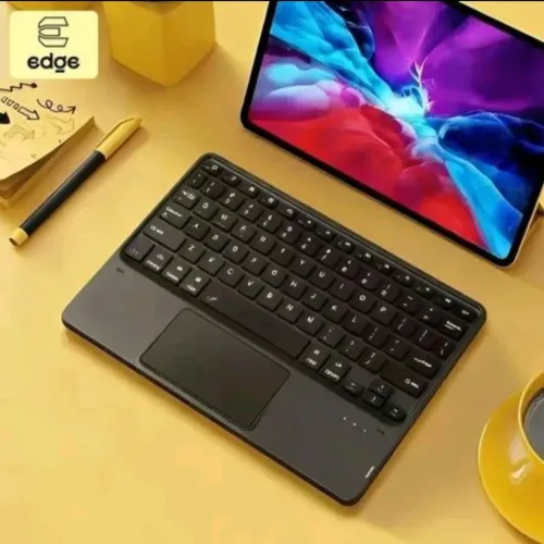 Teclado Bluetooth com TouchPad Universal Teclado Sem Fio Para Android iOS Windows TabletPC