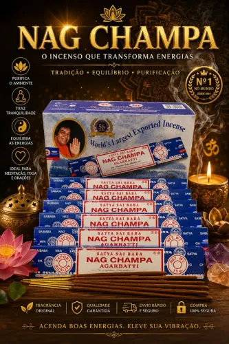 Incenso Satya -Nag Champa- Agarbatti 15g - Original!!