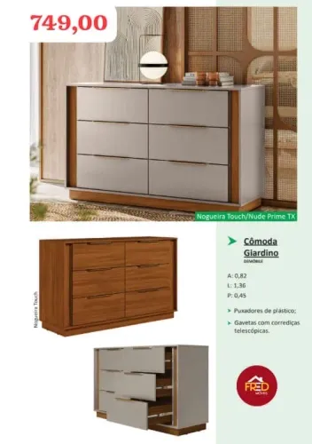 Cômoda mega promoção