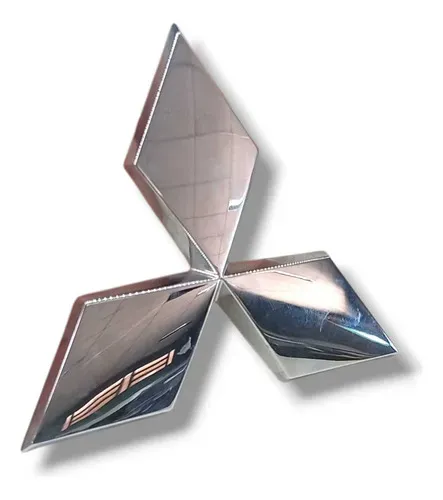 Emblema Logo Mitsubishi Lancer 2014 Prateado