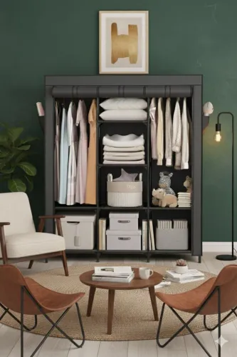 Guarda Roupa Portátil Ideal para Quarto, Apartamento ou Kitnet